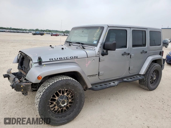 2014 Jeep Wrangler Unlimited Rubicon с VIN 1C4HJWFG3EL322449, выставлен на аукционе Copart как лот 57187665 с пробегом 122 469 миль миль и Списание • Salvage title. История ставок и продаж доступна на DreamBid. Изображение 1.