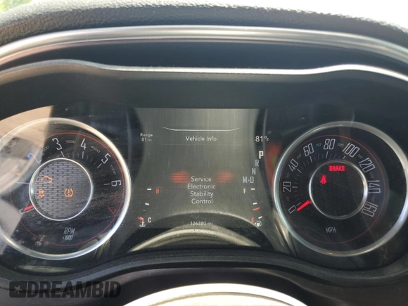 2015 Dodge Challenger SXT with VIN 2C3CDZAG7FH774756, listed as a Copart auction lot 53703665 with 126,380 mi miles and Non Repairable. Bid and sale history available at carsss.com. Image 9.