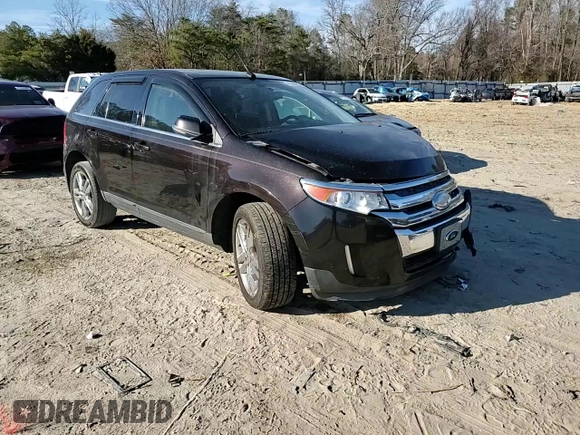 2013 Ford Edge Limited with VIN 2FMDK4KC2DBC10500, listed as a Copart auction lot 47245535 with 167,001 mi miles and Salvage Title. Bid and sale history available at carsss.com. Image 12.