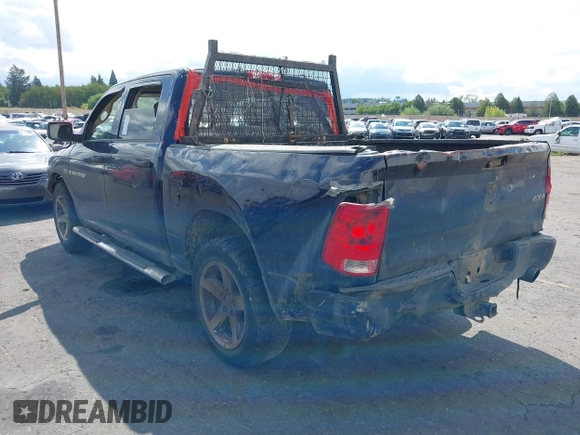 2012 Ram 1500 Express with VIN 1C6RD7KT7CS168598, listed as a IAAI auction lot 40180516 with 230,426 mi miles and . Bid and sale history available at DreamBid. Image 3.