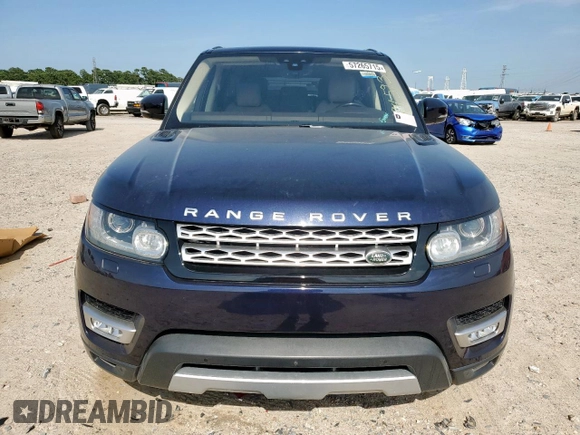 2017 Land Rover Range Rover Sport HSE with VIN SALWR2FK9HA694593, listed as a Copart auction lot 57265715 with 113,008 mi miles and Clean title. Bid and sale history available at DreamBid. Image 5.