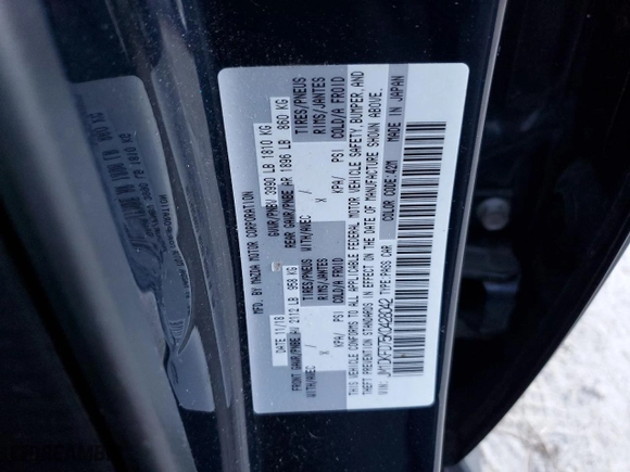 2019 Mazda CX-3 Grand Touring with VIN JM1DKFD75K0428042, listed as a Copart auction lot 83204684 with 55,220 mi miles and Salvage Title. Bid and sale history available at carsss.com. Image 12.