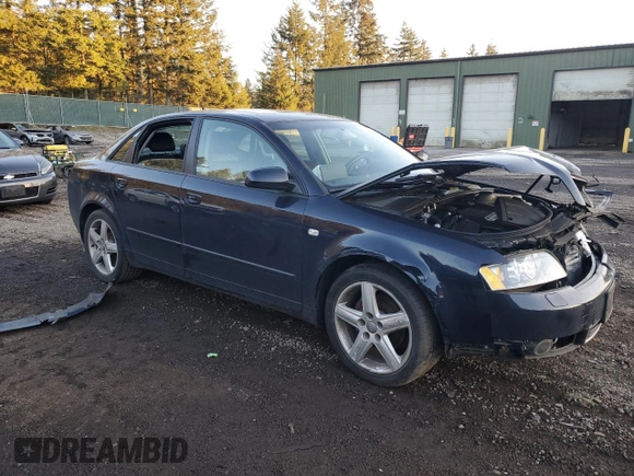 2005 Audi A4 1.8T SE with VIN WAULC68E05A099294, listed as a Copart auction lot 42348235 with 116,192 mi miles and Salvage Title. Bid and sale history available at carsss.com. Image 4.