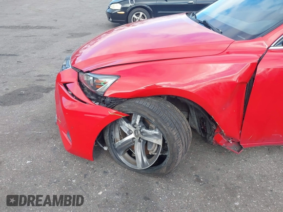 2018 Lexus IS with VIN JTHBA1D27J5064532, listed as a IAAI auction lot 41976607 with 95,140 mi miles. Bid and sale history available at carsss.com. Image 6.