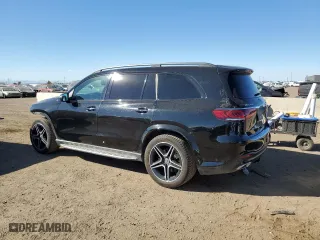 2022 Mercedes-Benz GLS with VIN 4JGFF5KE8NA726376, listed as a Copart auction lot 50132395 with 45,710 mi miles and Salvage Title. Bid and sale history available at carsss.com. Image 2.