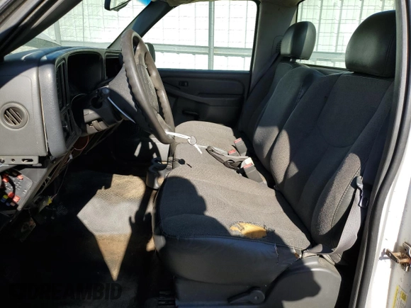 2006 Chevrolet Silverado 1500 Work Truck with VIN 1GCEC14V86E187167, listed as a Copart auction lot 74695854 with 197,199 mi miles and Salvage Title. Bid and sale history available at carsss.com. Image 7.