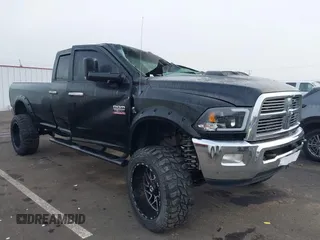 2011 Ram 2500 Laramie Longhorn with VIN 3D7UT2CL6BG556845, listed as a IAAI auction lot 41633541 with 199,124 mi miles and . Bid and sale history available at DreamBid. Image 1.