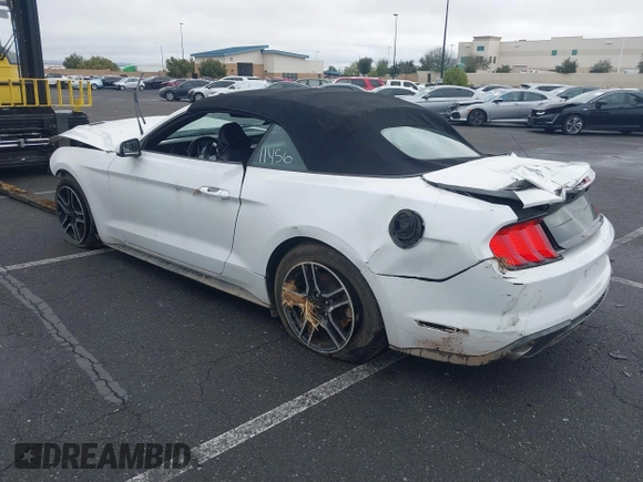 2020 Ford Mustang EcoBoost with VIN 1FATP8UH1L5114464, listed as a IAAI auction lot 41611456 with Not Provided miles and . Bid and sale history available at DreamBid. Image 3.