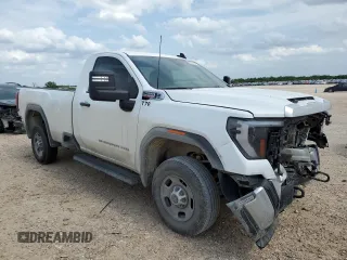 2024 GMC Sierra 1500 with VIN 1GT38LEY8RF170736, listed as a Copart auction lot 55106695 with 22,393 mi miles and Salvage Title. Bid and sale history available at DreamBid. Image 4.
