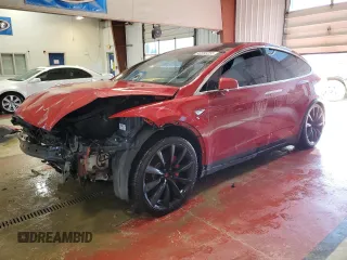 2016 Tesla Model X P90D with VIN 5YJXCAE4XGF011963, listed as a Copart auction lot 49993255 with 139,855 mi miles and Clean Title. Bid and sale history available at carsss.com. Image 1.