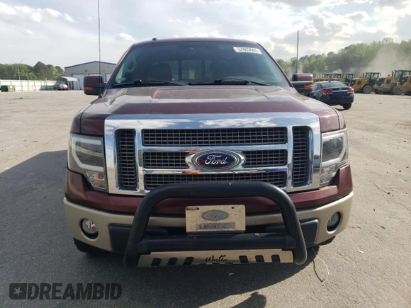 2010 Ford F-150 XL with VIN 1FTFW1CV9AKA66154, listed as a Copart auction lot 52863005 with 159,294 mi miles and Salvage Title. Bid and sale history available at carsss.com. Image 5.