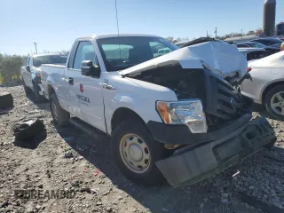 2012 Ford F-150 XL with VIN 1FTMF1CF6CFC82121, listed as a Copart auction lot 84602264 with 0 mi miles and Salvage Title. Bid and sale history available at carsss.com. Image 4.