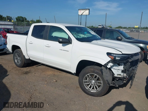 2024 Chevrolet Colorado 2WD LT with VIN 1GCPSCEKXR1134347, listed as a IAAI auction lot 42745643 with 21,017 mi miles and . Bid and sale history available at DreamBid. Image 1.