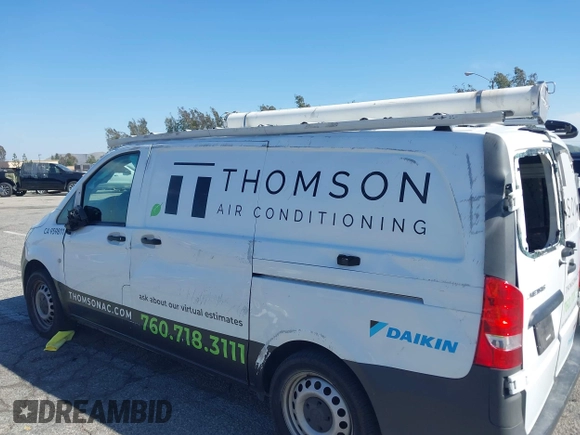 2018 Mercedes-Benz Metris Cargo with VIN WD3PG2EA2J3415757, listed as a IAAI auction lot 42029579 with 95,269 mi miles. Bid and sale history available at carsss.com. Image 6.