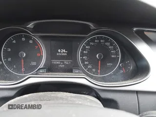 2014 Audi A4 Premium with VIN WAUAFAFLXEN040409, listed as a IAAI auction lot 41726142 with 110,383 mi miles. Bid and sale history available at carsss.com. Image 6.