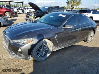 2020 Genesis G70 2.0T with VIN KMTG34LA5LU047685, listed as a Copart auction lot 73717104 with 0 mi miles and Non Repairable. Bid and sale history available at carsss.com. Image 1.