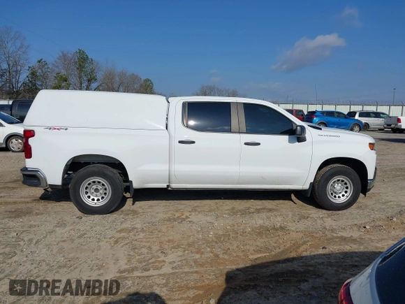 2021 Chevrolet Silverado 1500 Work Truck with VIN 1GCUYAEF6MZ123347, listed as a IAAI auction lot 41396309 with 120,729 mi miles and . Bid and sale history available at DreamBid. Image 13.