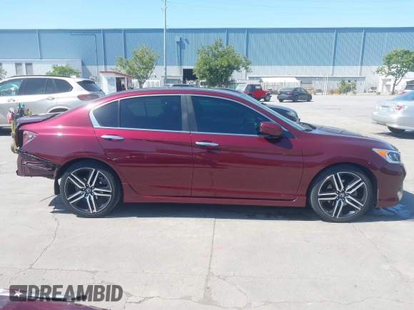 2016 Honda Accord Sport with VIN 1HGCR2F51GA040210, listed as a IAAI auction lot 42153225 with 104,615 mi miles and . Bid and sale history available at DreamBid. Image 14.