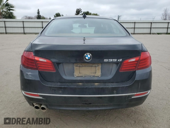 2014 BMW 5 Series 535d with VIN WBAXA5C57ED690696, listed as a Copart auction lot 45339685 with 108,958 mi miles and Salvage Title. Bid and sale history available at carsss.com. Image 6.