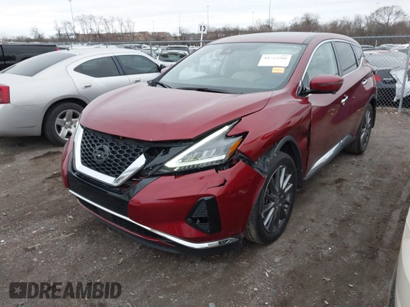 2021 Nissan Murano SV z VIN 5N1AZ2BJ5MC131534, wystawiony jako IAAI lot #41722266 z przebiegiem 97 895 mil mil oraz . Historia ofert i sprzedaży dostępna na DreamBid. Obrazek 6.