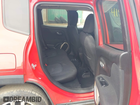 2017 Jeep Renegade Altitude with VIN ZACCJBBB5HPE43979, listed as a IAAI auction lot 41829163 with 109,500 mi miles and . Bid and sale history available at DreamBid. Image 8.