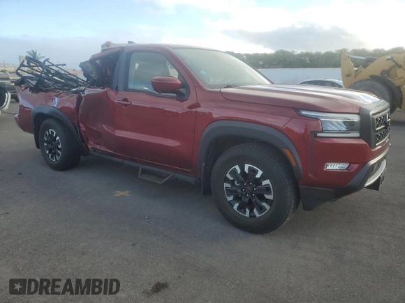2022 Nissan Frontier S with VIN 1N6ED1EJXNN629970, listed as a Copart auction lot 80120024 with 29,266 mi miles and Non repairable. Bid and sale history available at DreamBid. Image 4.
