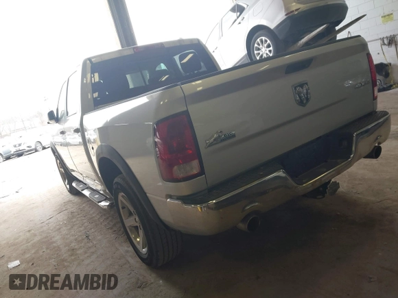 2012 Ram 1500 Big Horn with VIN 1C6RD7LT9CS229707, listed as a IAAI auction lot 41860100 with 137,227 mi miles. Bid and sale history available at carsss.com. Image 3.