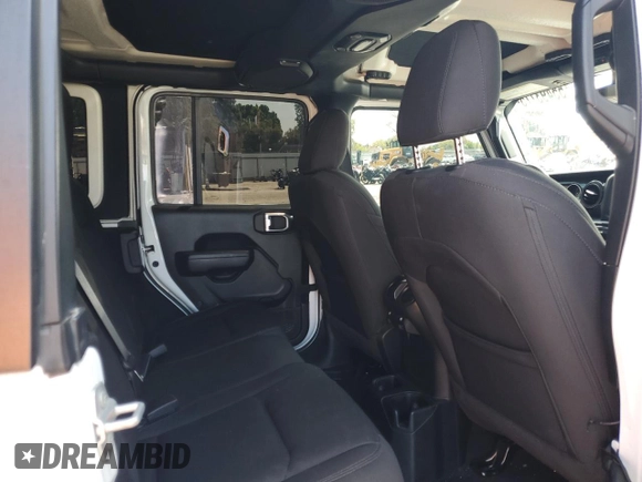 2022 Jeep Wrangler Unlimited Willys with VIN 1C4HJXDN6NW278386, listed as a Copart auction lot 56172195 with 45,259 mi miles and Salvage title. Bid and sale history available at DreamBid. Image 11.