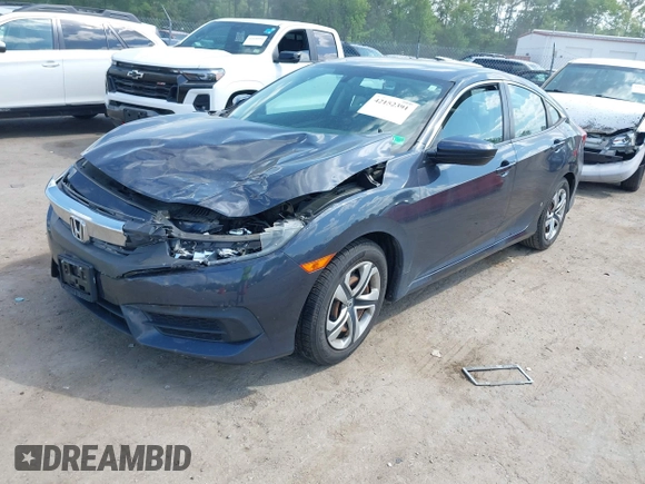 2018 Honda Civic LX with VIN 2HGFC2F53JH560402, listed as a IAAI auction lot 42152391 with 75,384 mi miles and . Bid and sale history available at DreamBid. Image 17.