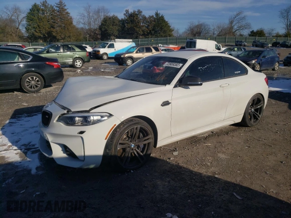 2018 BMW M2 z VIN WBS1J5C54JVA12691, wystawiony jako Copart lot #72809382 z przebiegiem Nie podano mil oraz . Historia ofert i sprzedaży dostępna na DreamBid. Obrazek 1.