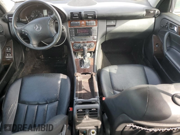 2005 Mercedes-Benz C 320 with VIN WDBRF84J45F570111, listed as a Copart auction lot 50426905 with 146,051 mi miles and Salvage title. Bid and sale history available at DreamBid. Image 8.
