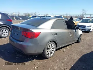 2010 Kia Forte SX with VIN KNAFW4A36A5305822, listed as a IAAI auction lot 41827311 with 1 mi miles. Bid and sale history available at carsss.com. Image 4.