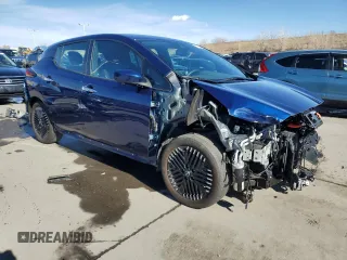 2023 Nissan LEAF SV Plus with VIN 1N4CZ1CV7PC561374, listed as a Copart auction lot 47623055 with 10,572 mi miles and Salvage Title. Bid and sale history available at DreamBid. Image 4.