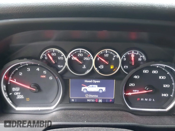 2021 Chevrolet Silverado 1500 LT z VIN 1GCUYDET1MZ294871, wystawiony jako IAAI lot #41968489 z przebiegiem 90 733 mil mil oraz . Historia ofert i sprzedaży dostępna na DreamBid. Obrazek 7.