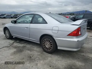 2005 Honda Civic Cpe LX with VIN 1HGEM22555L067702, listed as a Copart auction lot 48069335 with 152,838 mi miles and Salvage Title. Bid and sale history available at carsss.com. Image 2.
