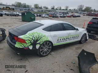 2014 Audi A7 Prestige with VIN WAU2GAFC2EN139596, listed as a Copart auction lot 51679715 with 115,355 mi miles and Salvage title. Bid and sale history available at DreamBid. Image 3.