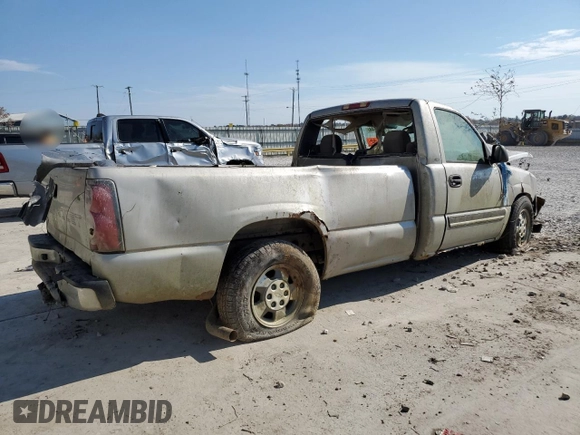 2004 Chevrolet Silverado 1500 LS with VIN 1GCEC14T04Z143703, listed as a Copart auction lot 78385144 with 0 mi miles and Non Repairable. Bid and sale history available at carsss.com. Image 3.