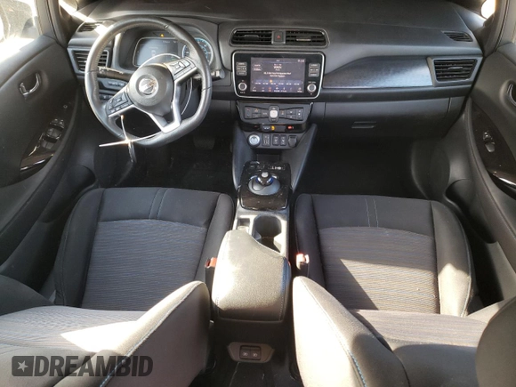 2021 Nissan LEAF SV Plus with VIN 1N4BZ1CV2MC554727, listed as a Copart auction lot 49440675 with 75,783 mi miles and Salvage title. Bid and sale history available at DreamBid. Image 8.