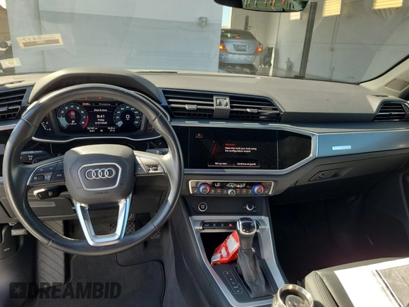 2023 Audi Q3 S line Premium with VIN WA1DECF34P1106228, listed as a IAAI auction lot 42734425 with 52,167 mi miles and . Bid and sale history available at DreamBid. Image 27.