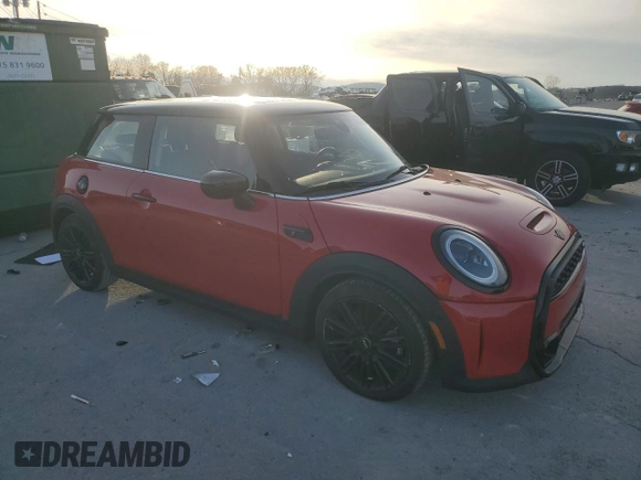 2023 MINI Hardtop Cooper S with VIN WMW53DH02P2T29755, listed as a Copart auction lot 88115175 with 18,396 mi miles and Clean title. Bid and sale history available at DreamBid. Image 4.