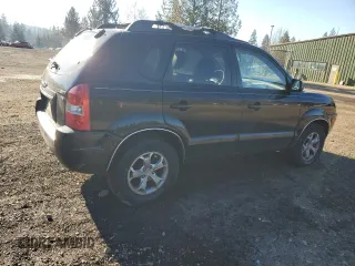 2009 Hyundai Tucson SE with VIN KM8JN72D19U944082, listed as a Copart auction lot 42760325 with 190,441 mi miles and Salvage Title. Bid and sale history available at carsss.com. Image 3.