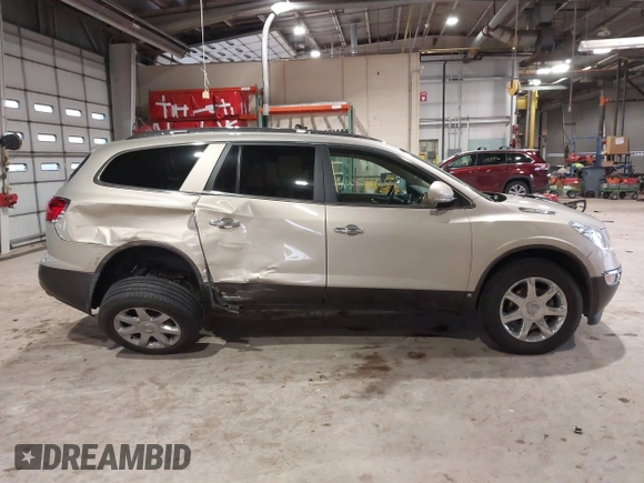 2010 Buick Enclave CXL 1XL with VIN 5GALRBEDXAJ108407, listed as a IAAI auction lot 41554338 with 44,296 mi miles and . Bid and sale history available at DreamBid. Image 13.