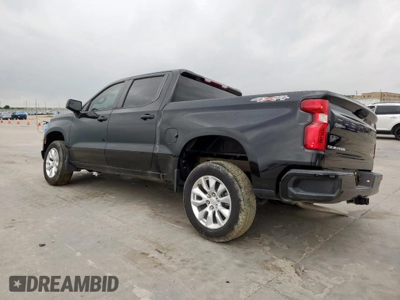 2024 Chevrolet Silverado 1500 Custom with VIN 1GCPDBEK1RZ116972, listed as a Copart auction lot 54860945 with 2,841 mi miles and Salvage Title. Bid and sale history available at DreamBid. Image 2.