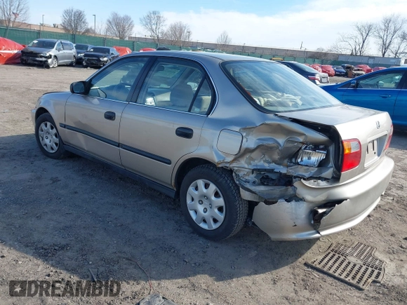 2000 Honda Civic LX with VIN 1HGEJ6679YL066102, listed as a IAAI auction lot 41585270 with 164,714 mi miles. Bid and sale history available at carsss.com. Image 3.