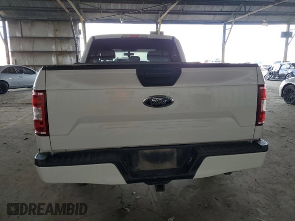 2020 Ford F-150 XL with VIN 1FTEX1CB7LKD45412, listed as a Copart auction lot 56198045 with 51,161 mi miles and Salvage title. Bid and sale history available at DreamBid. Image 6.