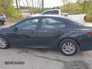 2025 Toyota Camry LE with VIN 4T1DAACKXSU541257, listed as a IAAI auction lot 42052246 with 13,585 mi miles and . Bid and sale history available at DreamBid. Image 14.