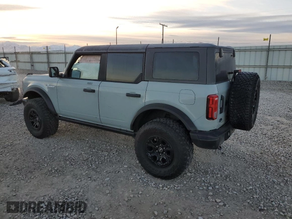 2022 Ford Bronco with VIN 1FMEE5DH4NLB18042, listed as a Copart auction lot 78505564 with Not provided miles and Salvage title. Bid and sale history available at DreamBid. Image 2.