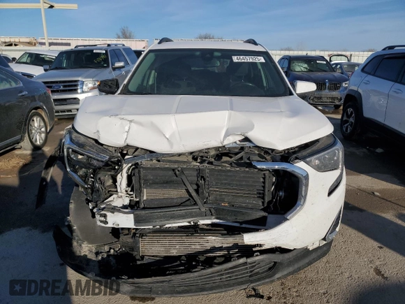 2020 GMC Terrain SLE with VIN 3GKALMEV8LL109289, listed as a Copart auction lot 46457925 with 91,511 mi miles and Salvage Title. Bid and sale history available at DreamBid. Image 5.