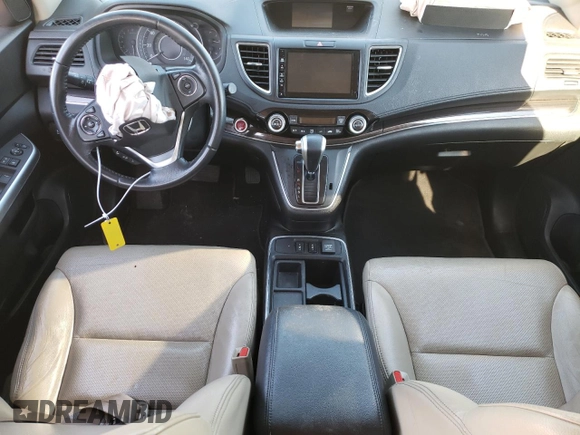 2015 Honda CR-V EX-L with VIN 2HKRM4H77FH618318, listed as a Copart auction lot 41526095 with 78,199 mi miles and Salvage Title. Bid and sale history available at DreamBid. Image 8.