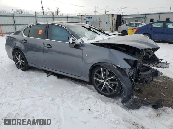 2016 Lexus GS 350 with VIN JTHCZ1BL2GA000391, listed as a Copart auction lot 45433215 with Not provided miles and Salvage title. Bid and sale history available at DreamBid. Image 4.